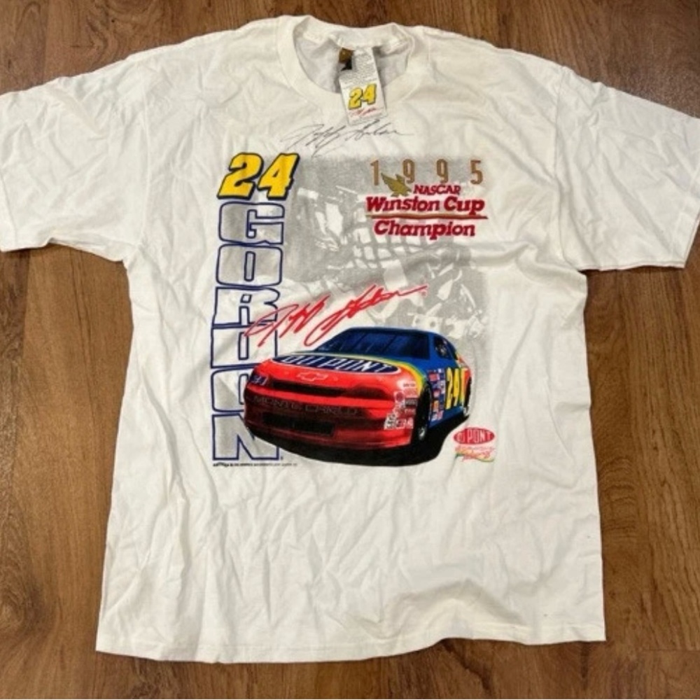 NASCAR Champion White Graphic T-Shirt